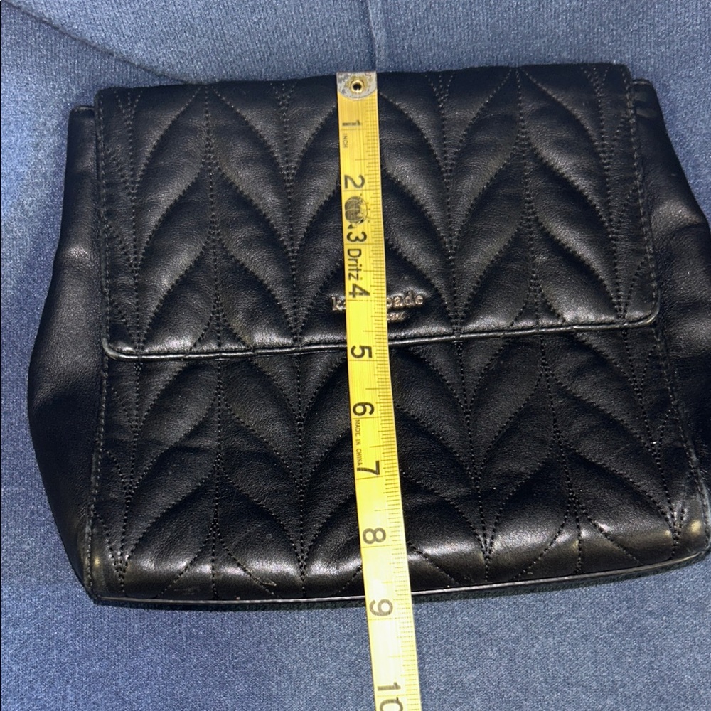 Kate Spade Black Quilted Shoulder Bag with Chain - Picture 9 of 9